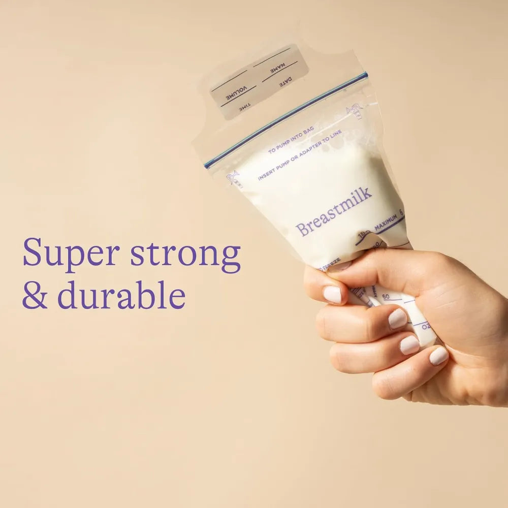 Leak-proof breastmilk storage bags - health care
