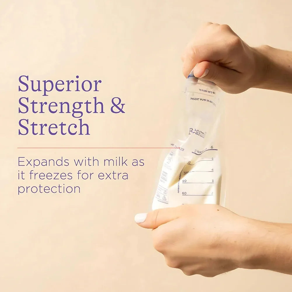 Leak-proof breastmilk storage bags - home & kitchen