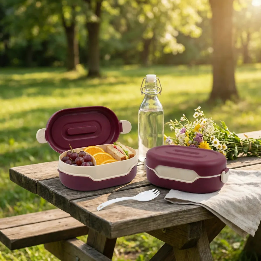 Leak-proof compartment lunch box - home & kitchen
