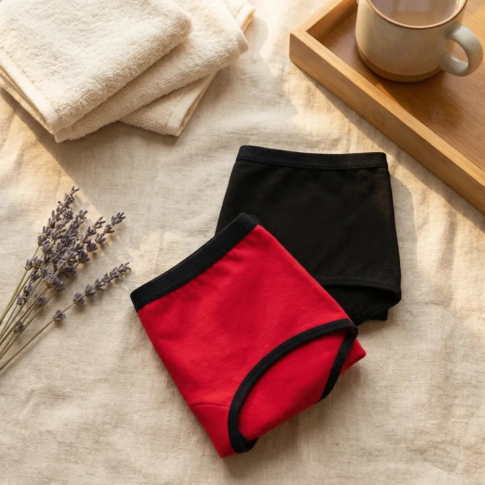 Leak-proof period panty hipster – pack of 2