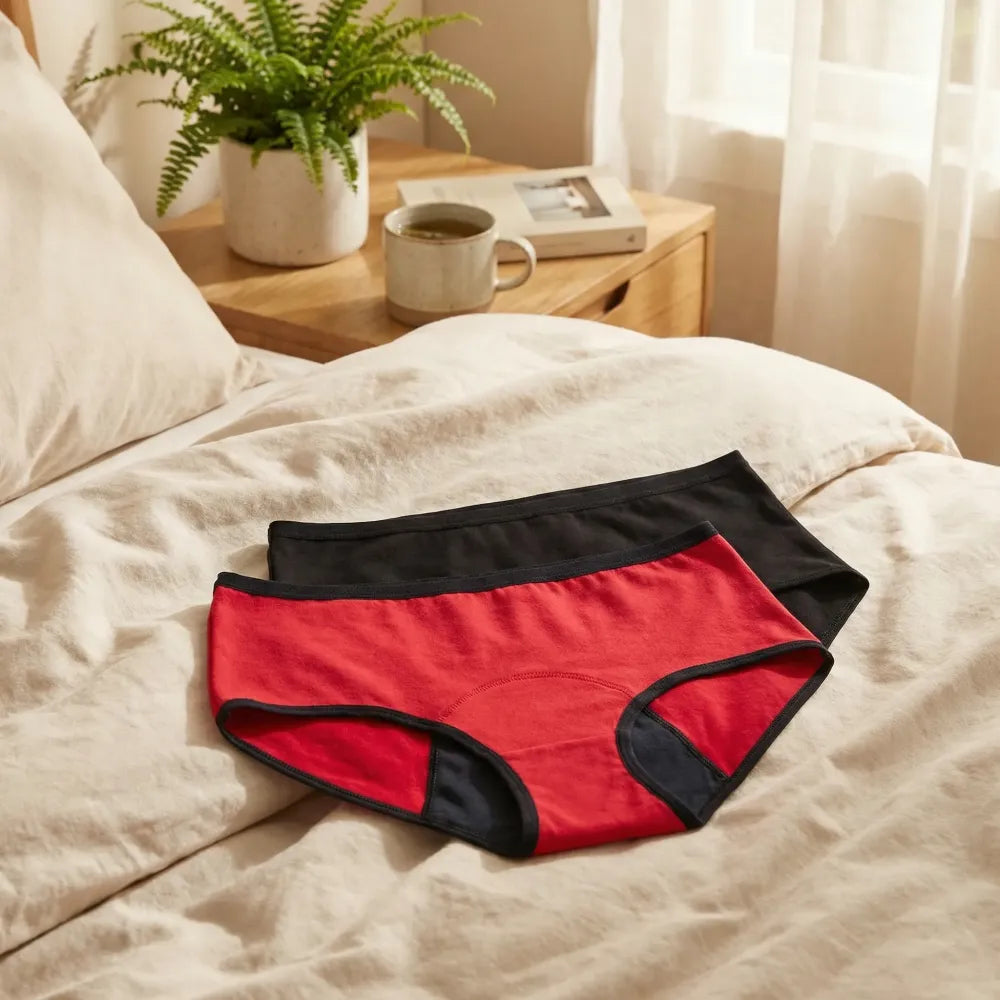 Leak-proof period panty hipster – pack of 2