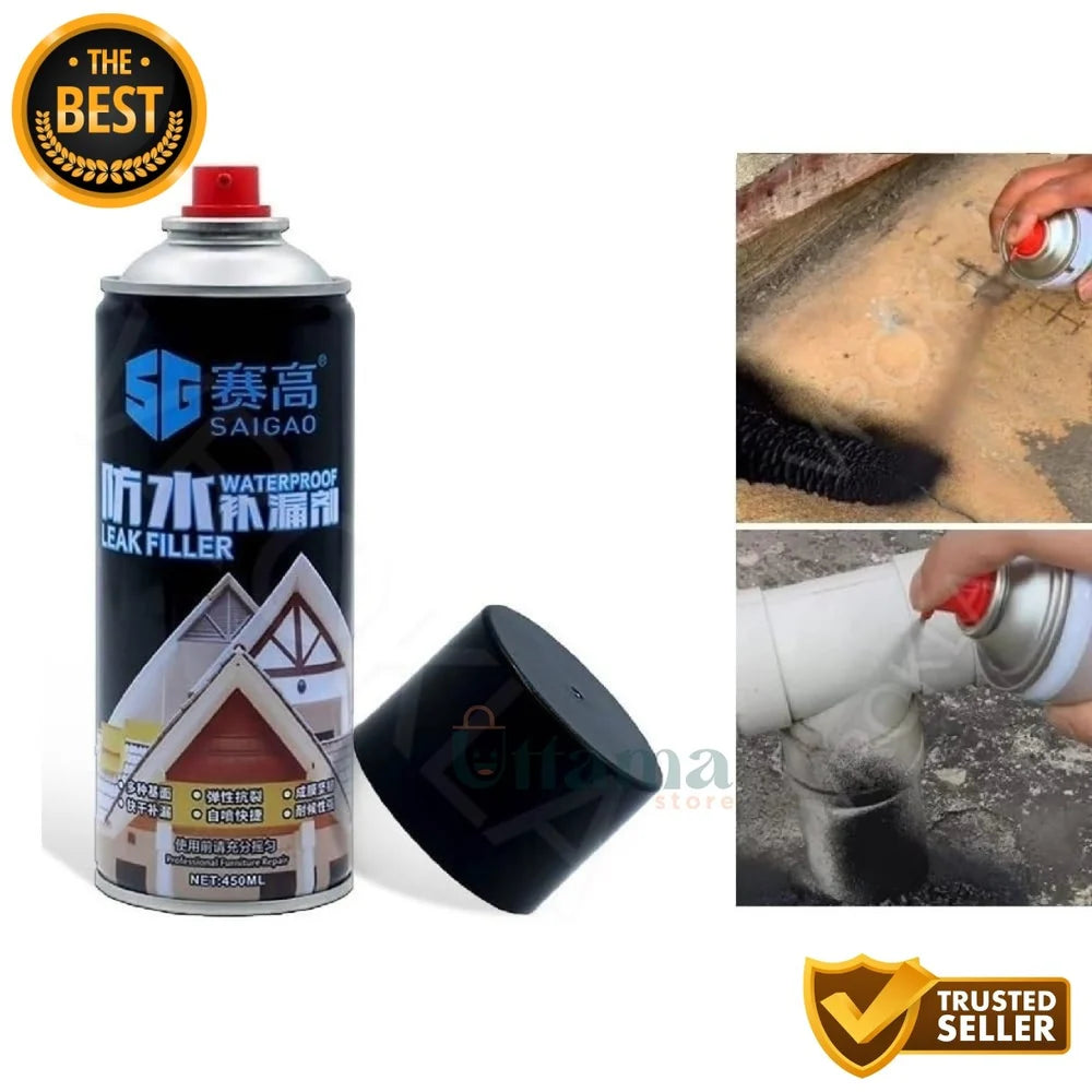 Flexible rubber leak sealant