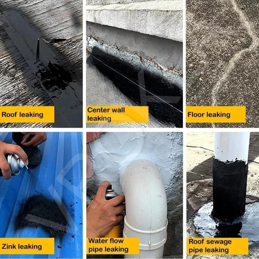 Flexible rubber leak sealant