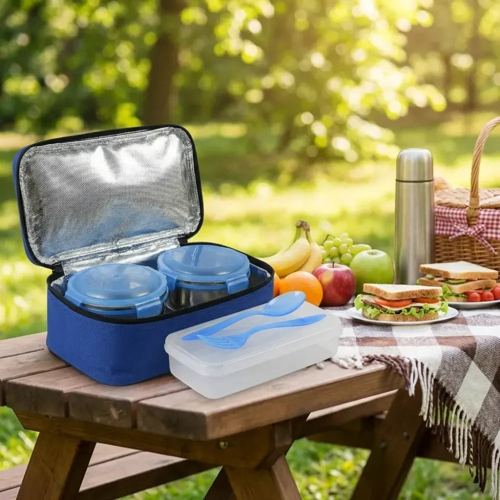 Leak-proof stainless steel lunch box - home & kitchen