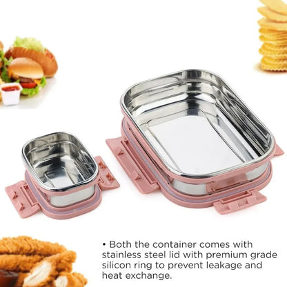 Leak-proof stainless steel lunch box - home & kitchen