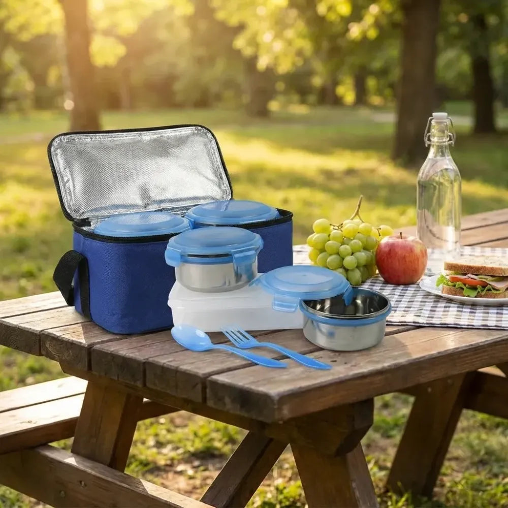 Leak-proof stainless steel lunch box - home & kitchen