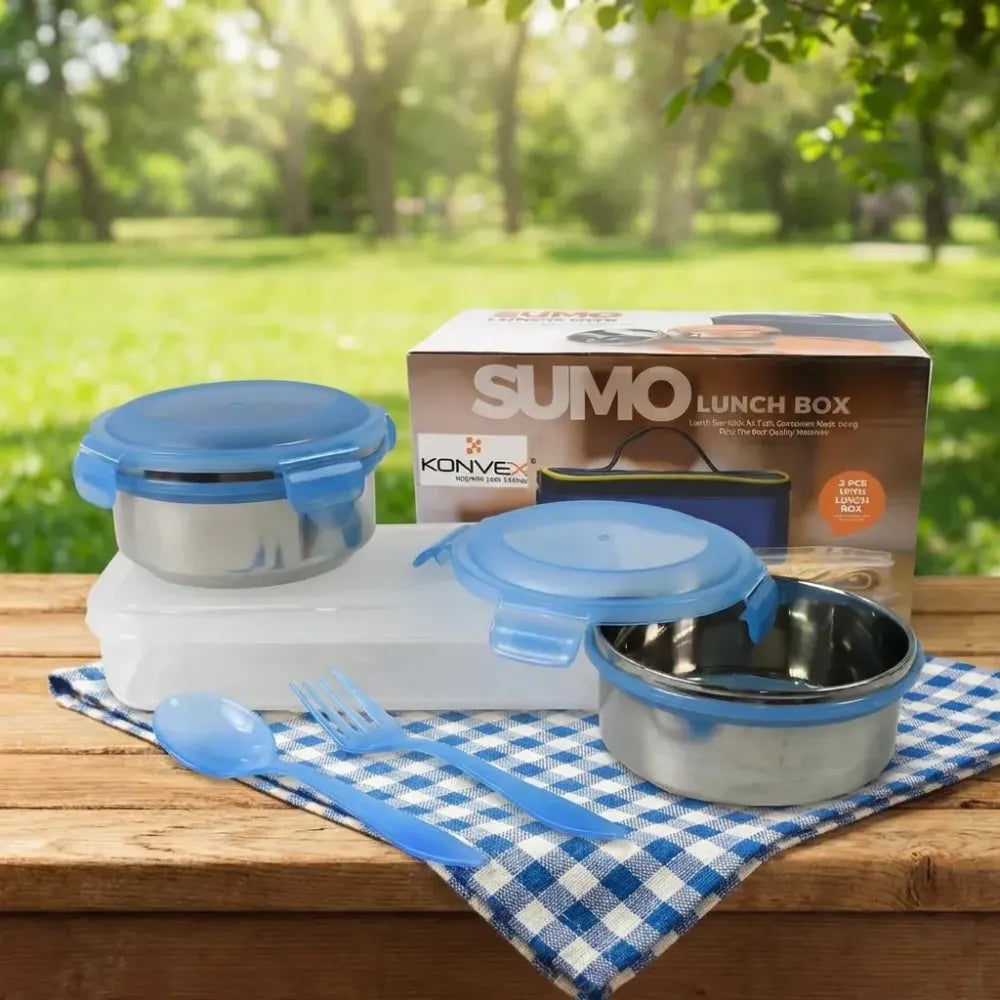 Leak-proof stainless steel lunch box - home & kitchen
