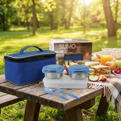 Leak-proof stainless steel lunch box - home & kitchen