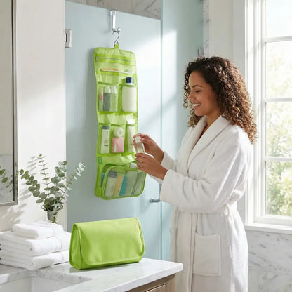 Leak-proof travel makeup organizer - home essentials