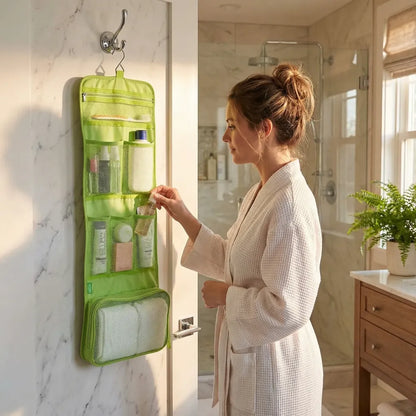 Leak-proof travel makeup organizer - home essentials