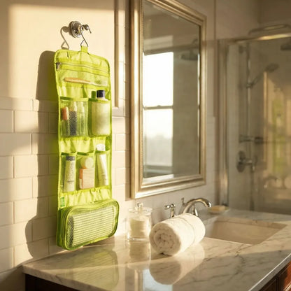Leak-proof travel makeup organizer - home essentials