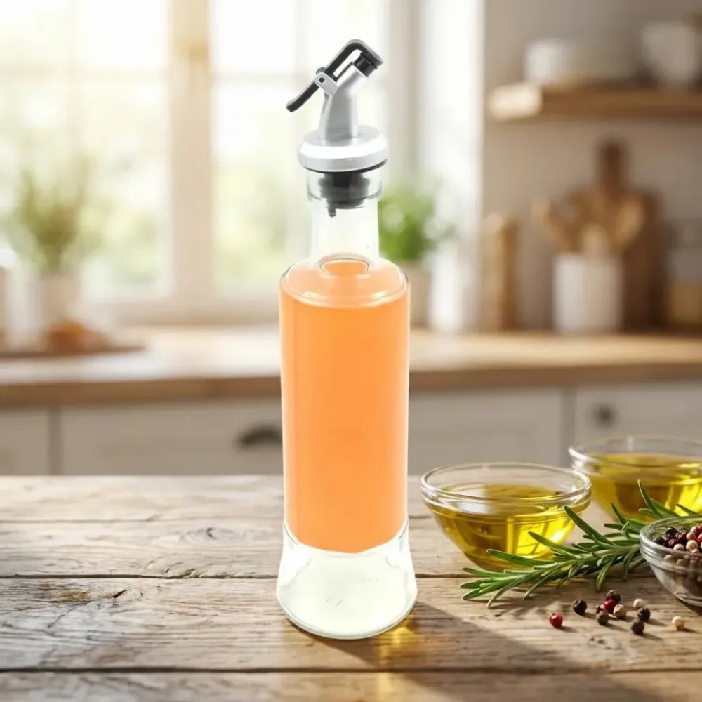 Leakproof glass oil dispenser - home & kitchen