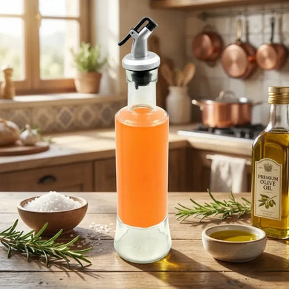 Leakproof glass oil dispenser - home & kitchen