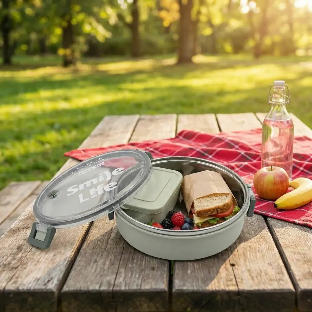 Leakproof stainless steel lunch box - home & kitchen