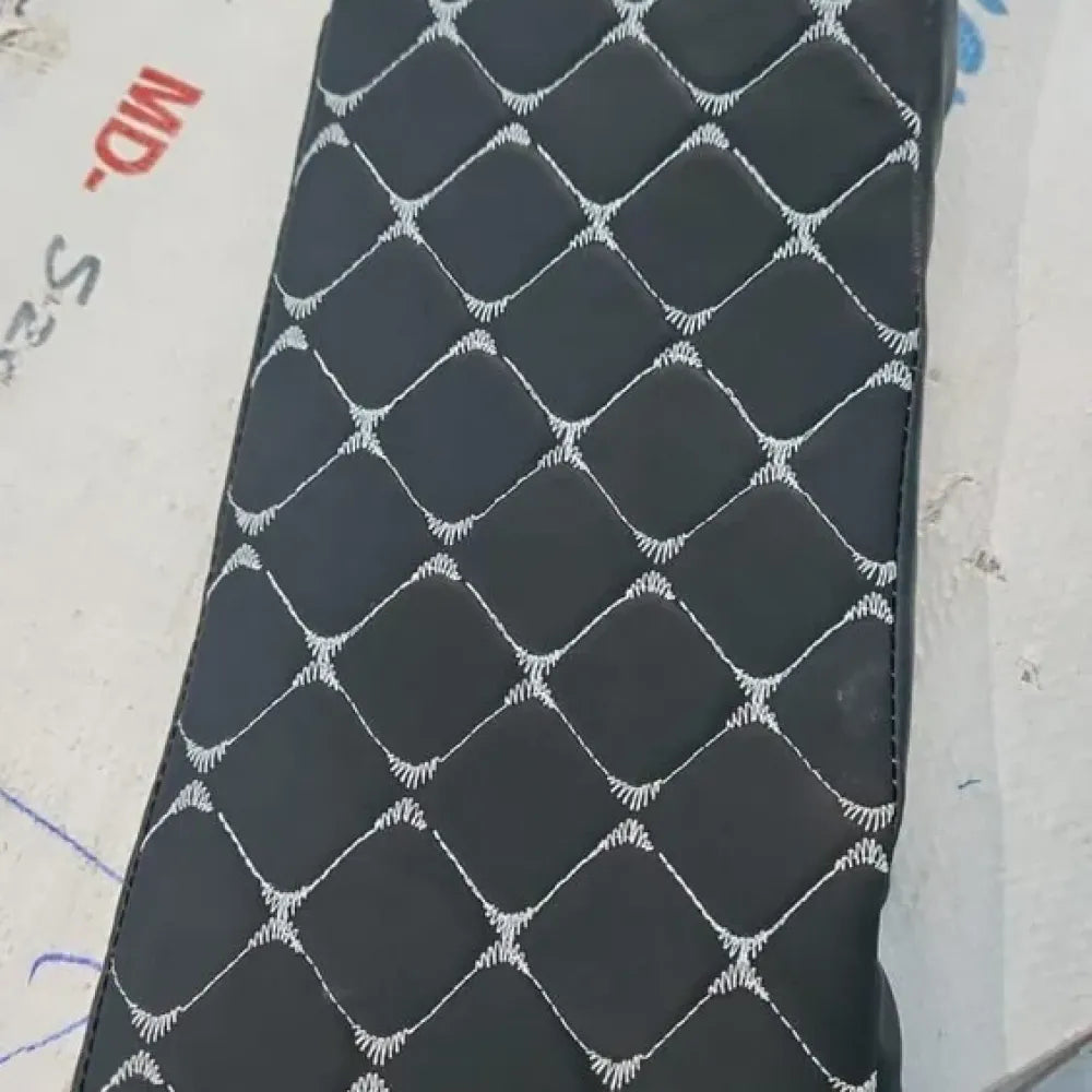 Leather armrest cover set