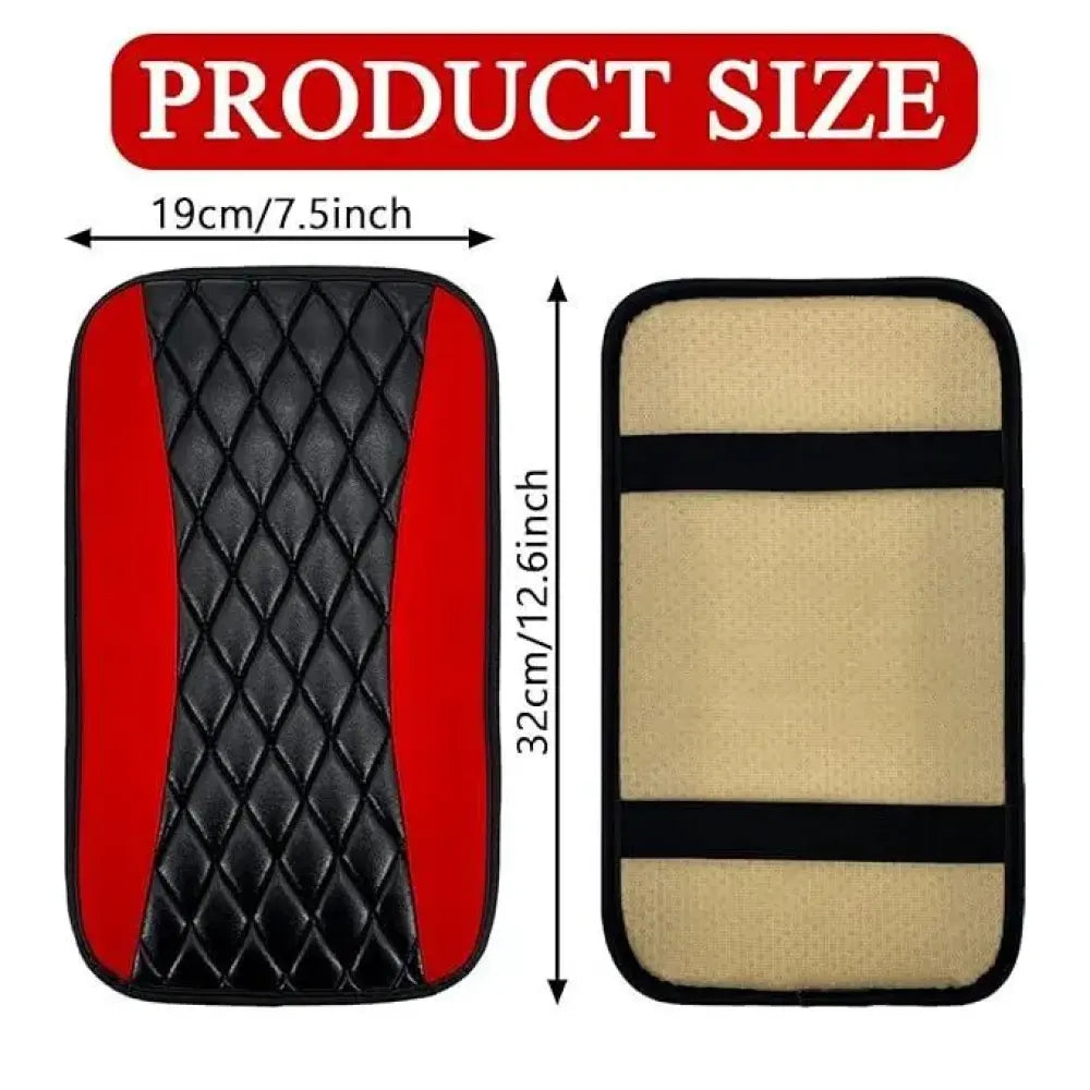 Leather car armrest cover pad