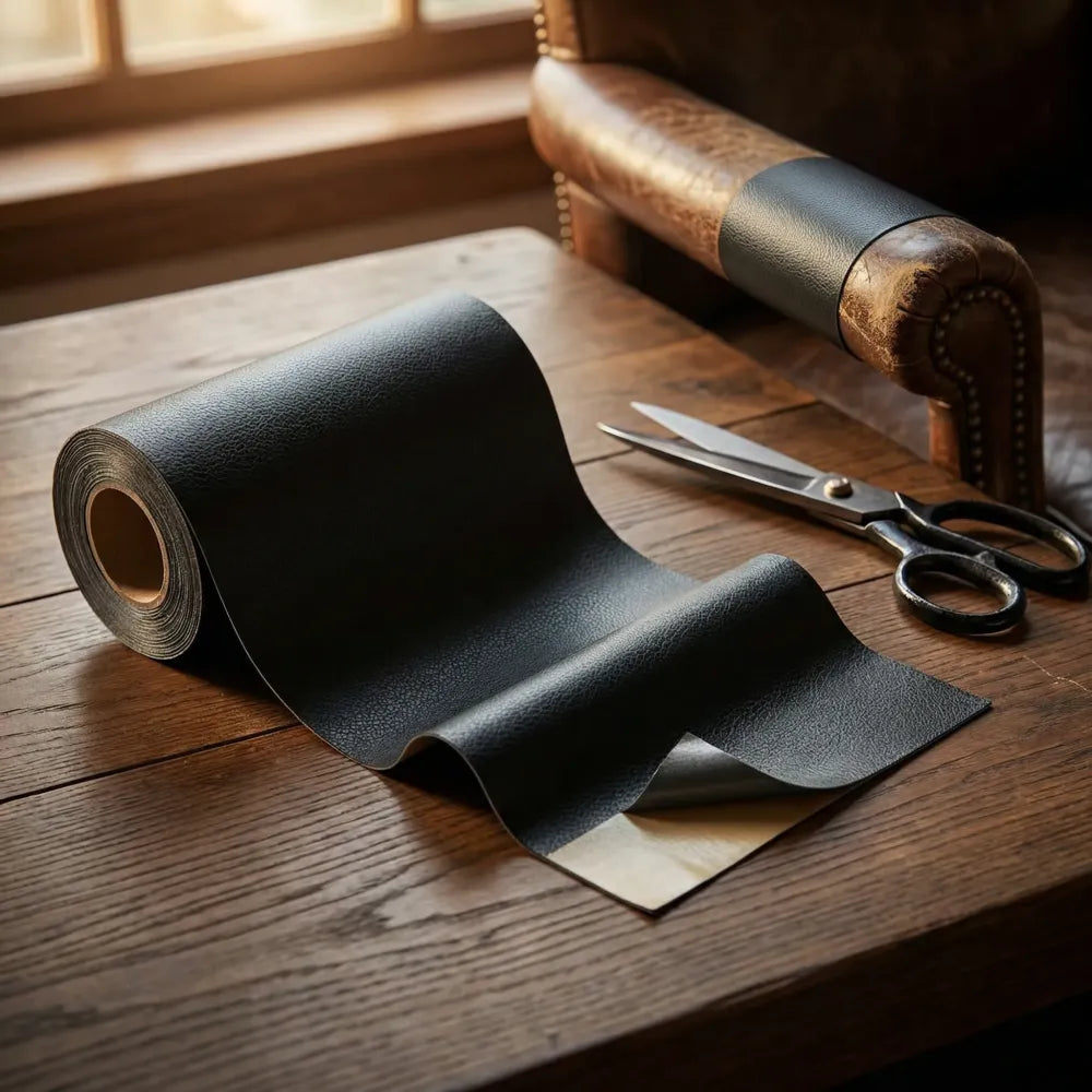 Leather repair patch tape