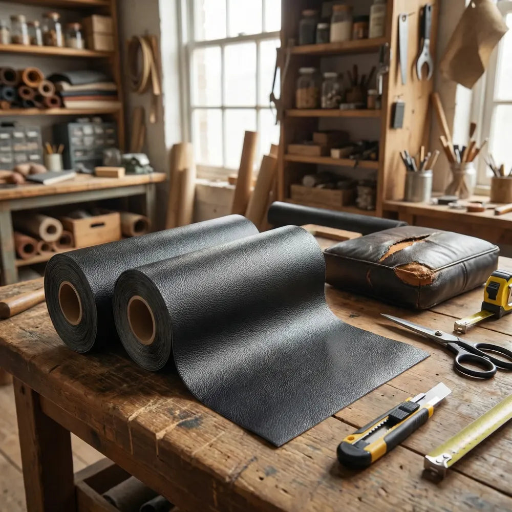 Leather repair patch tape