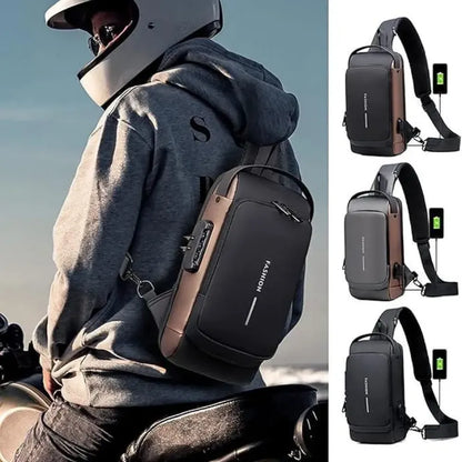 Leather sling bag