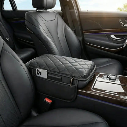 Leather waterproof armrest seat box cover pad protector