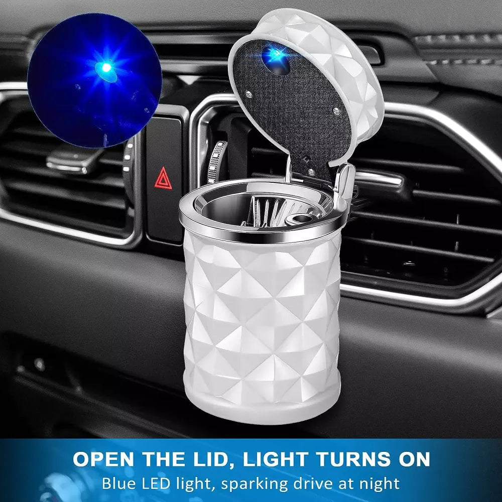 Led car cup holder ashtray