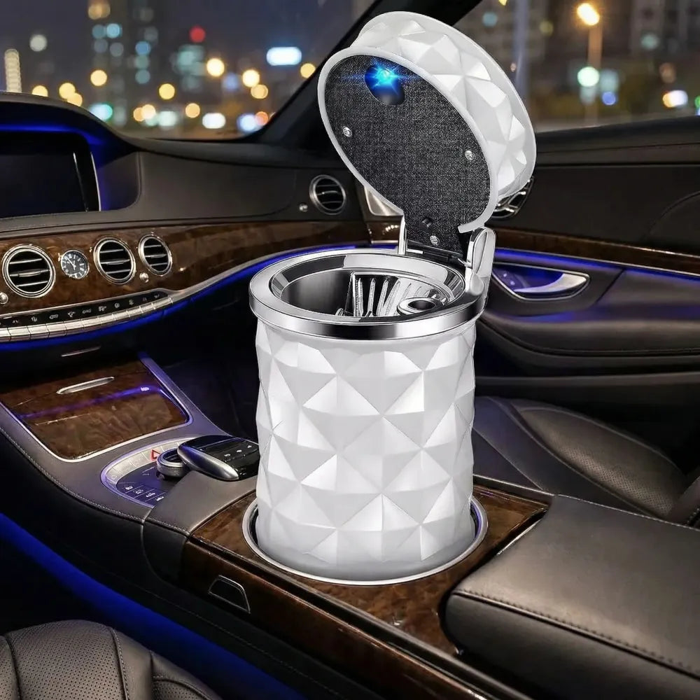 Led car cup holder ashtray - home improvement
