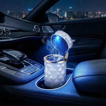 Led car cup holder ashtray - home improvement