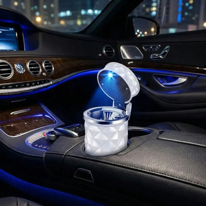 Led car cup holder ashtray - home improvement