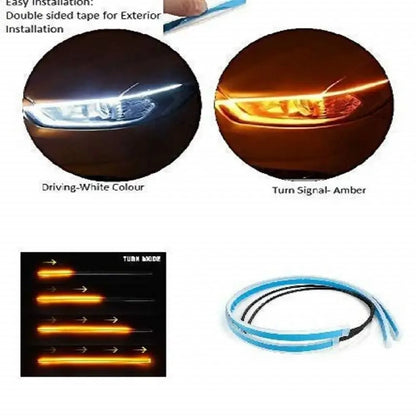 Led drl turn signals - car and bike accessories