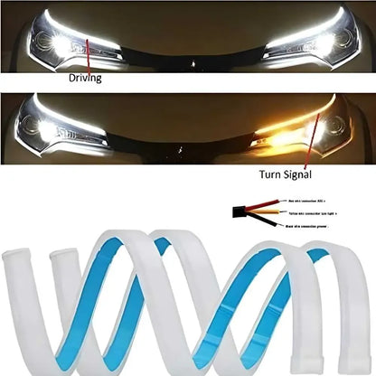 Led drl turn signals - car and bike accessories