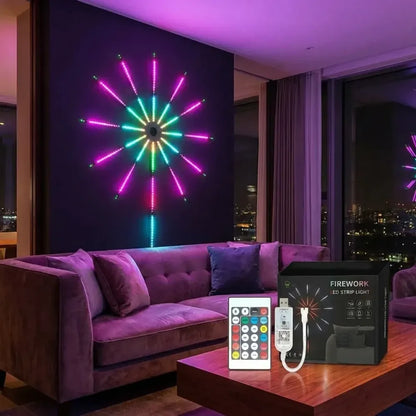 Led fireworks light