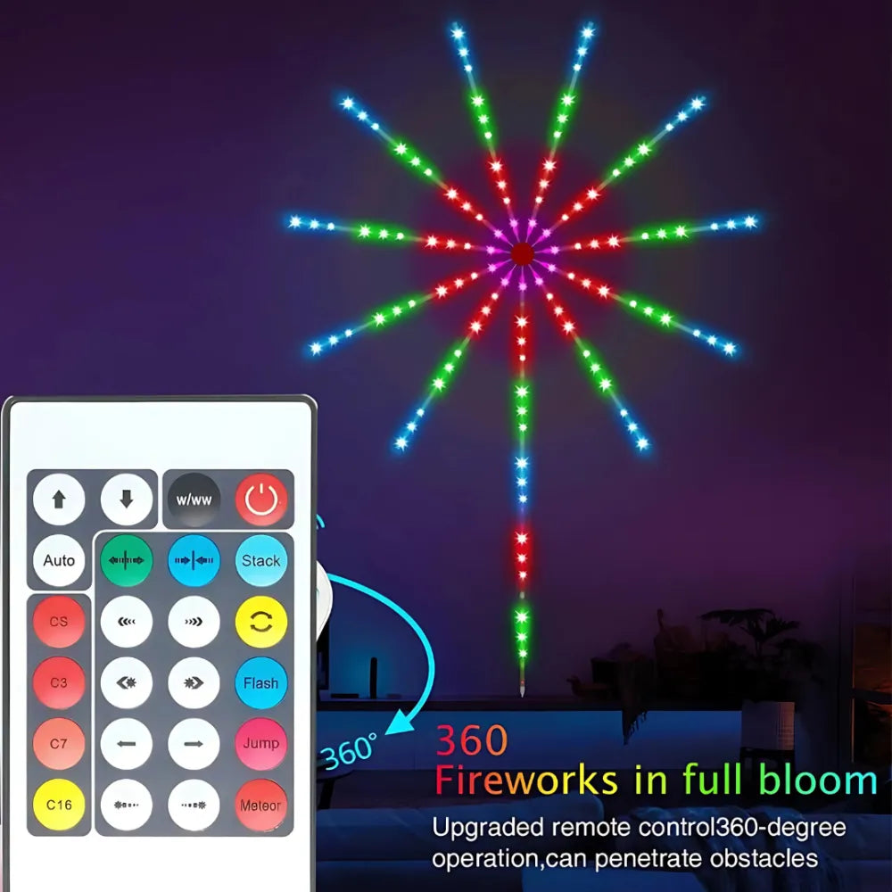 Led fireworks light