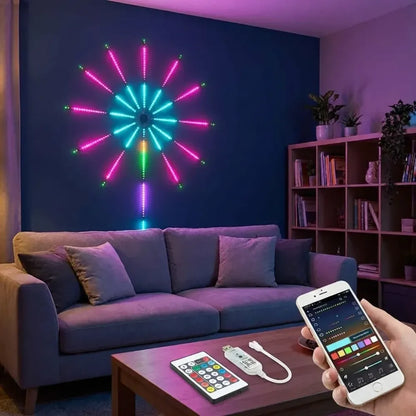 Led fireworks light