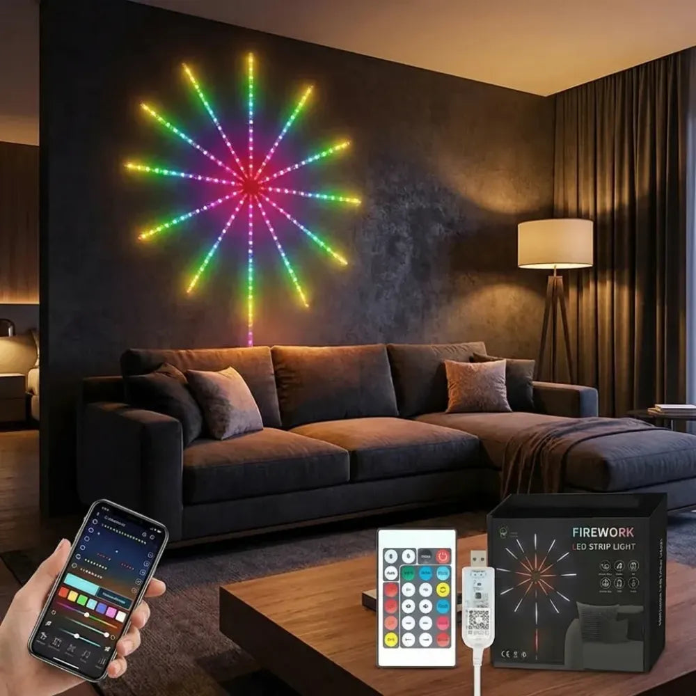 Led fireworks light