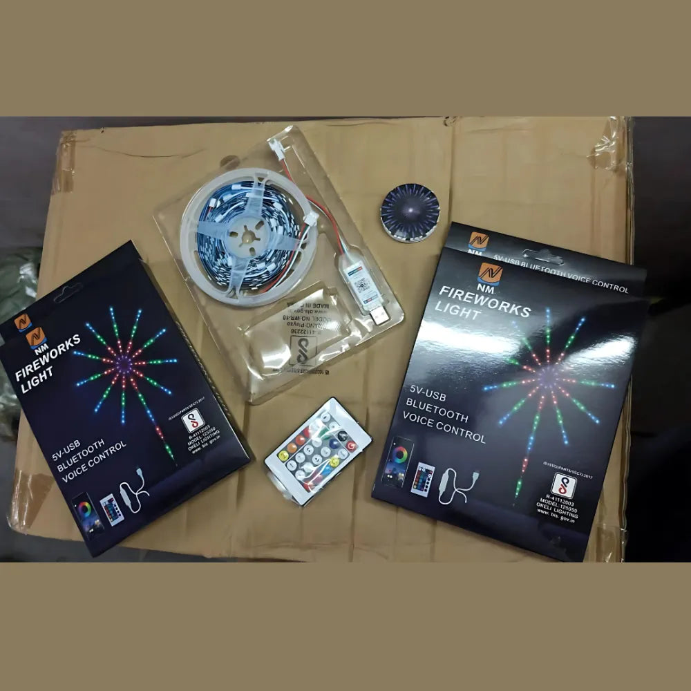 Led fireworks light