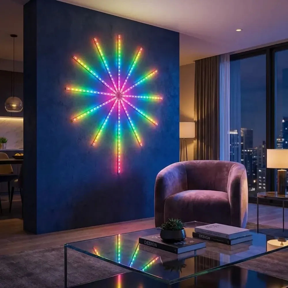 Led fireworks light - home essentials