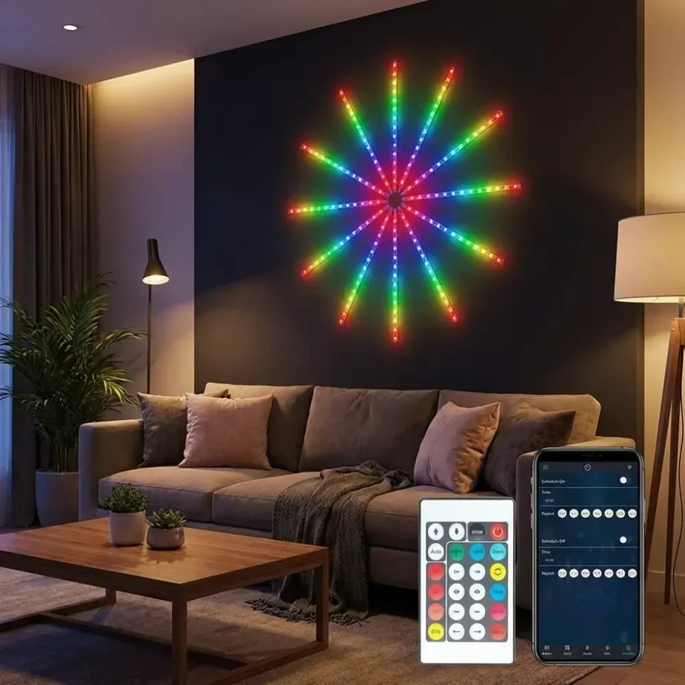 Led fireworks light - home essentials