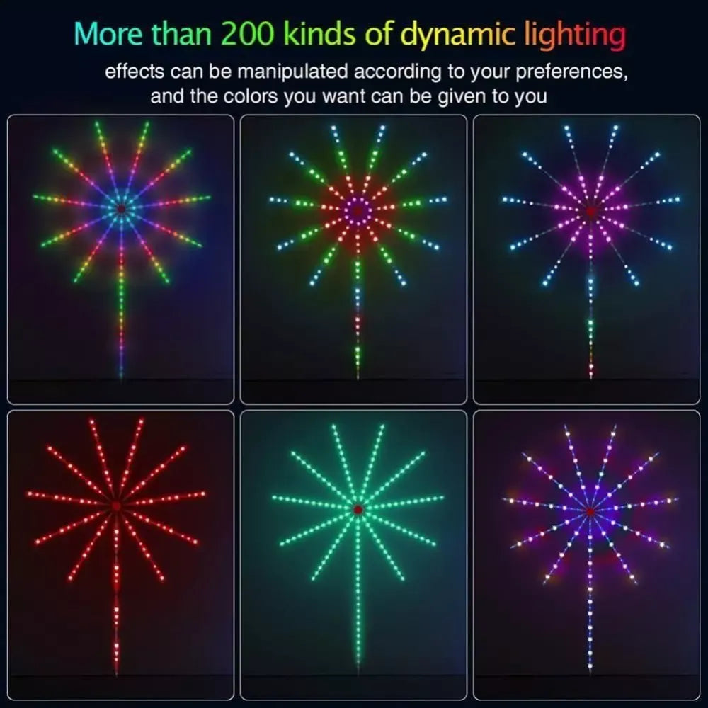 Led fireworks light