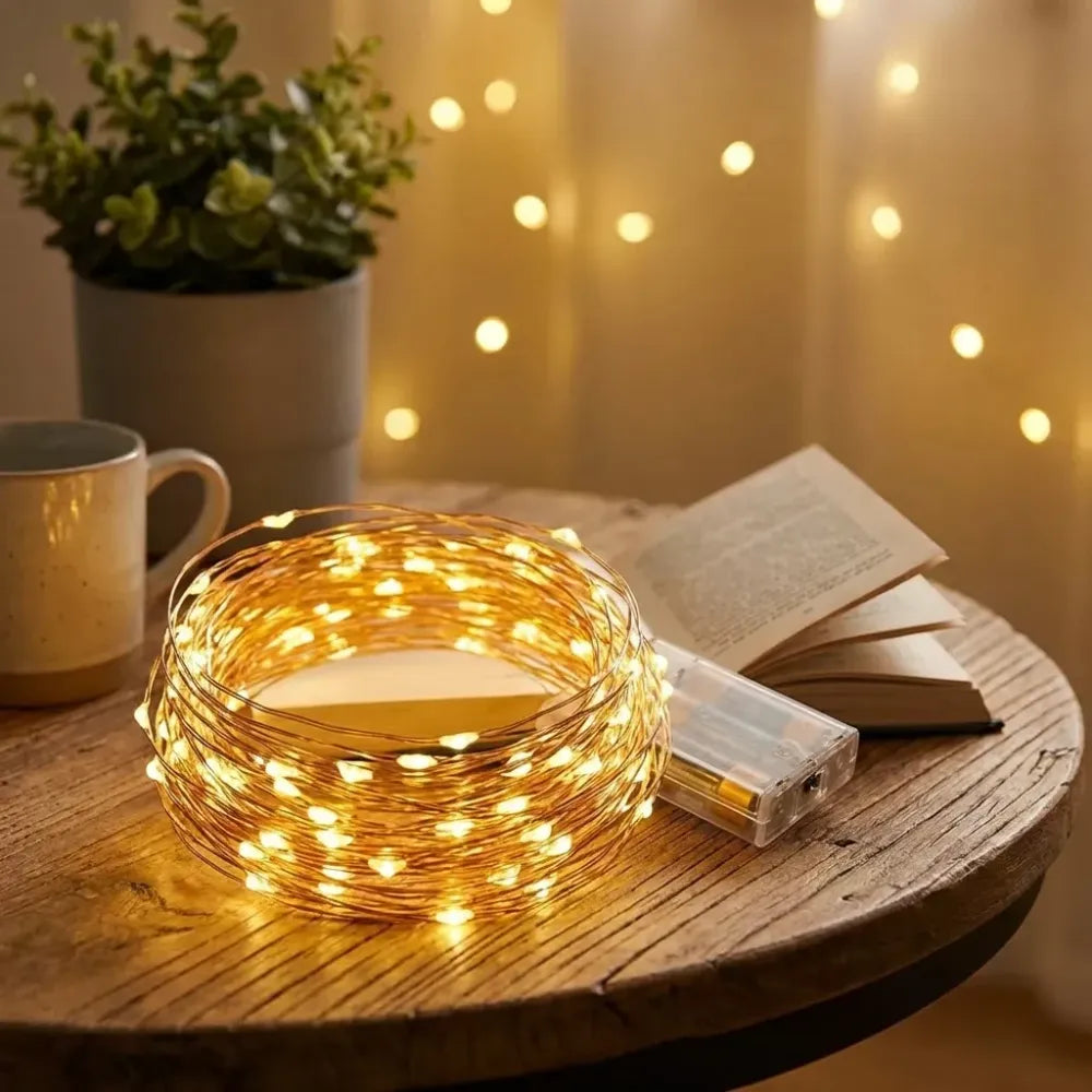 Led flexible wire waterproof lights for party (2aa battery operated not included) - electronics