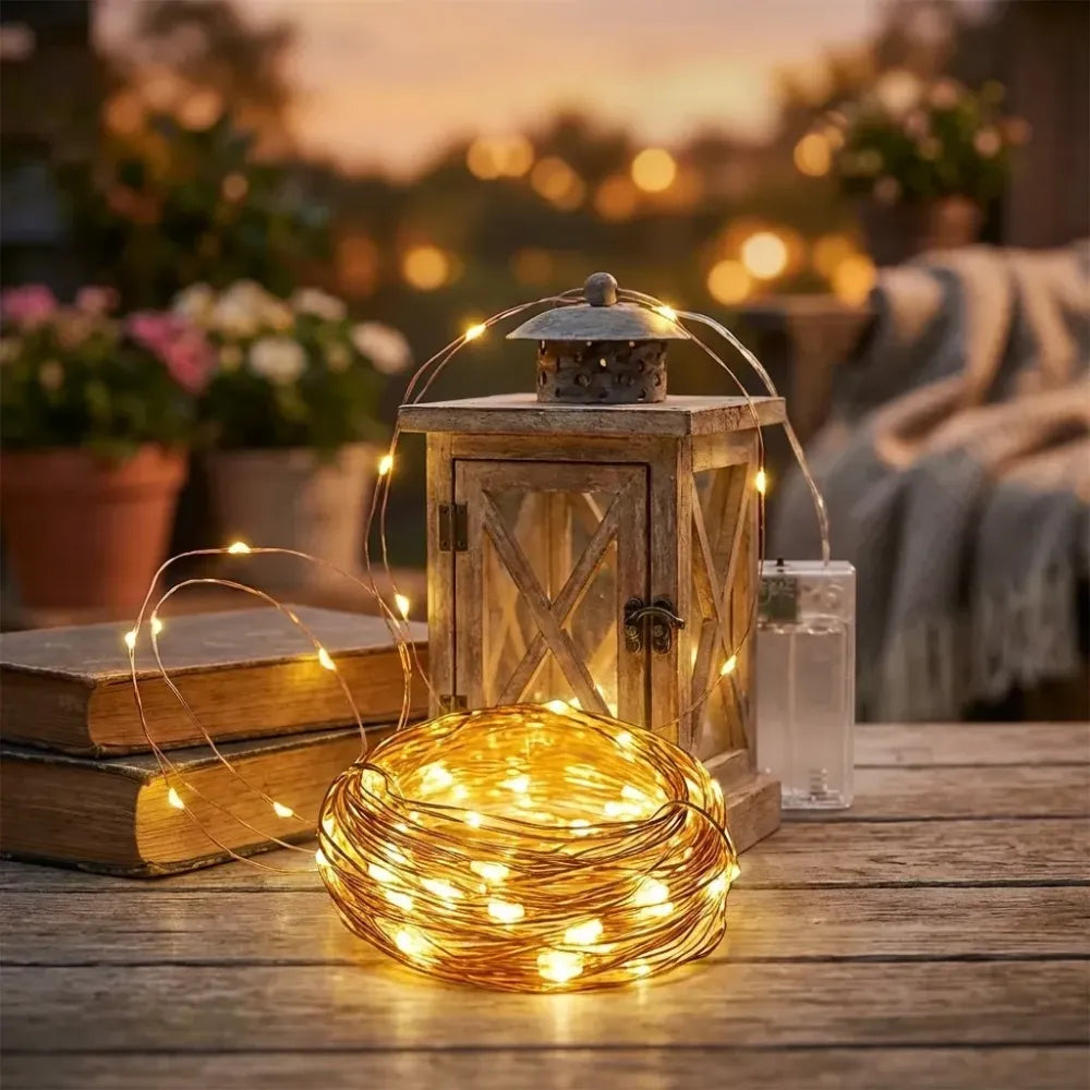 Led flexible wire waterproof lights for party (2aa battery operated not included) - electronics