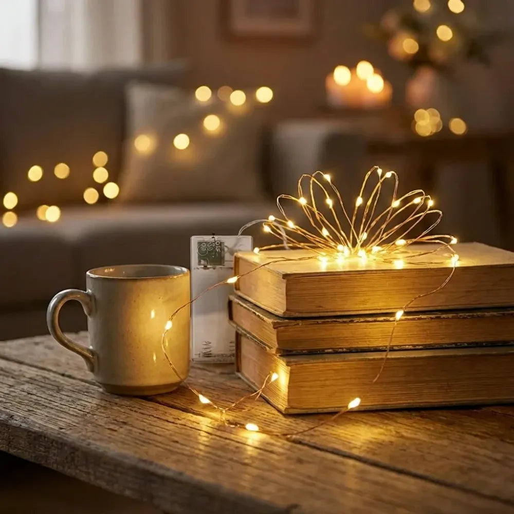 Led flexible wire waterproof lights for party (2aa battery operated not included) - electronics
