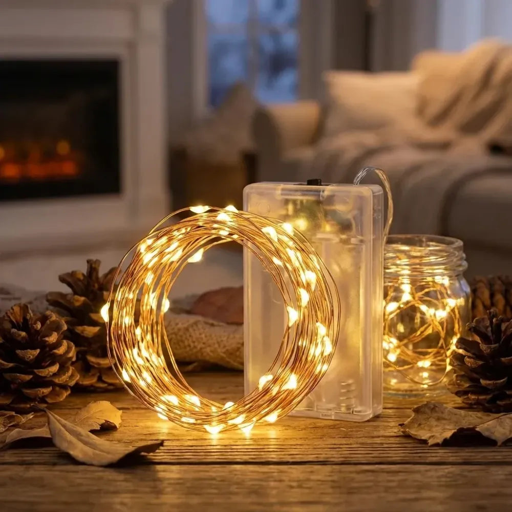 Led flexible wire waterproof lights for party (2aa battery operated not included) - electronics