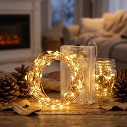 Led flexible wire waterproof lights for party (2aa battery operated not included) - electronics
