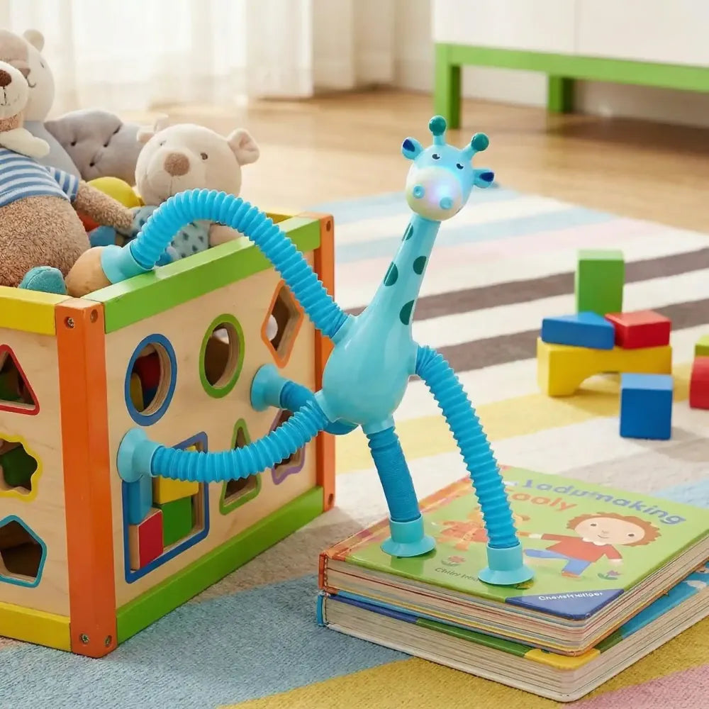 Led giraffe suction toy - toys