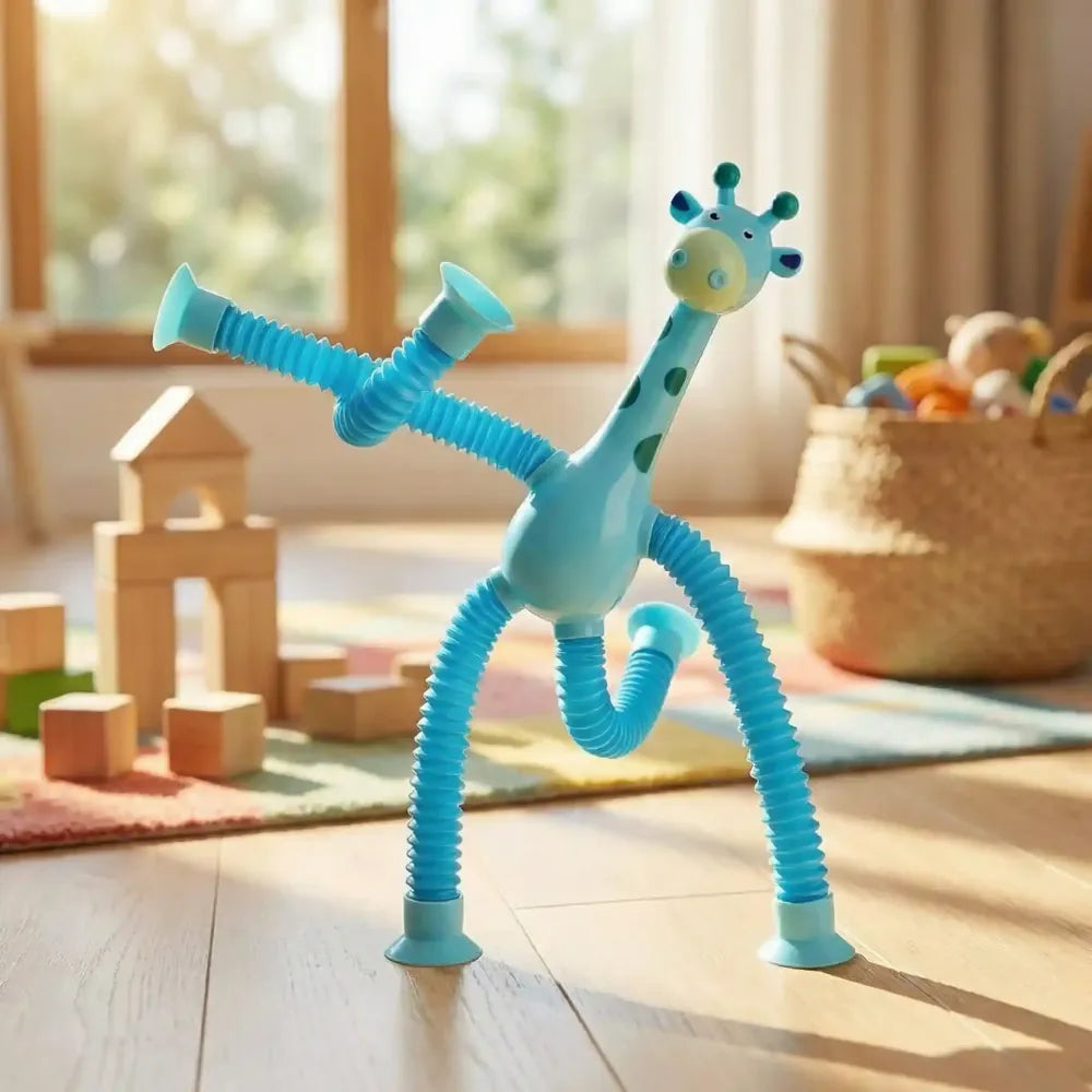 Led giraffe suction toy - toys