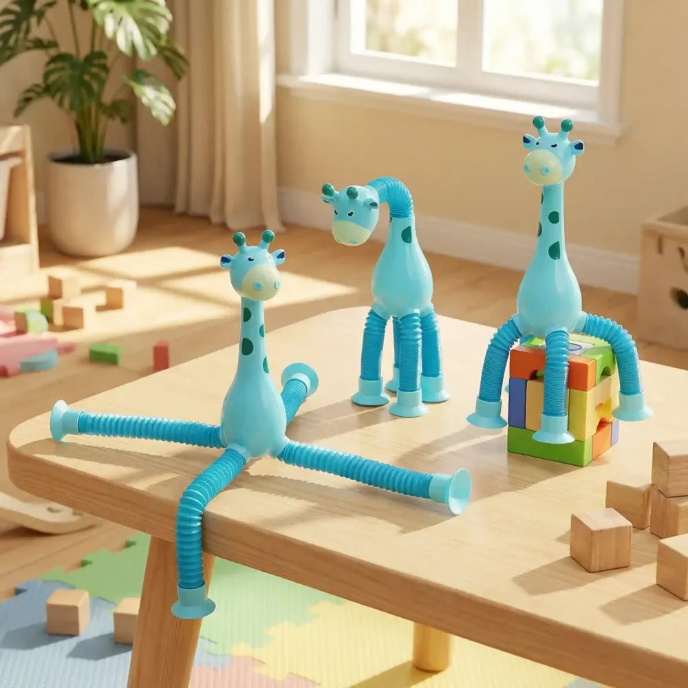 Led giraffe suction toy - toys