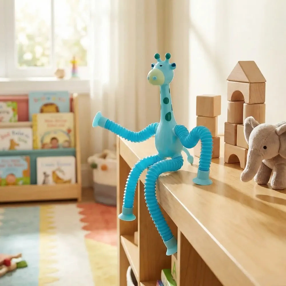 Led giraffe suction toy - toys