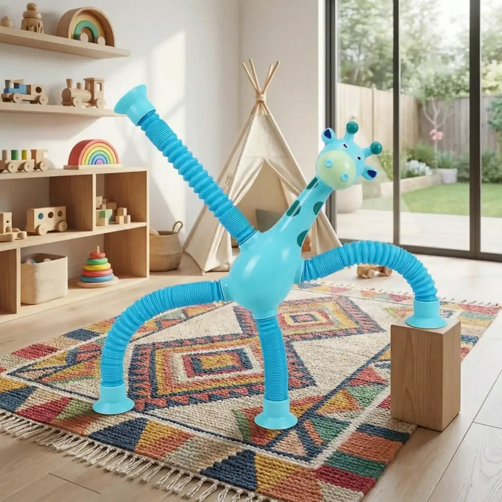 Led giraffe suction toy - toys