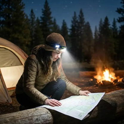 Led headlamp for camping