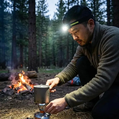 Led headlamp for camping